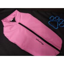 KD67 Vízlepergetős téli kabát BULLDOG FAZON, Rózsaszín-fekete színben