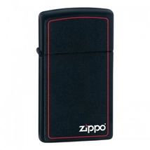 1618ZB Zippo Slim-vékony benzines öngyújtó, matt fekete