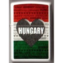 214 ILH1 Zippo öngyújtó, fehér színben - I Love Hungary
