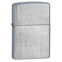 28181 Zippo öngyújtó ezüst színben - Vászon szövés mintával