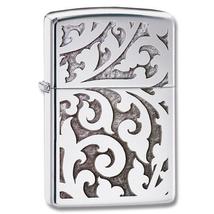 28530 Zippo Öngyújtó, antik hatású ötvösmunka -Levelek