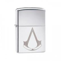 29486 Zippo öngyújtó, polírozott króm színben - Assassin's Creed