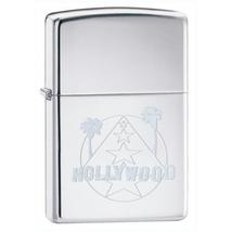 20630 Zippo öngyújtó, fényes króm színben - Hollywoodi csillagok az úton