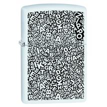 49213 PF 20 ZL Scattered Letter Design Zippo öngyújtó