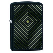 49219 Zippo öngyújtó Matt fekete színben - Mintás