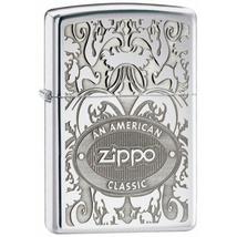 24751 Zippo öngyújtó , magasfényű króm színben logóval - Elegáns