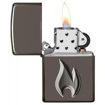 29928 Zippo öngyújtó, Black Ice színben - Láng