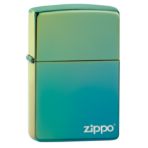 49191ZL Zippo öngyújtó zöldeskék színben - Zippo logóval