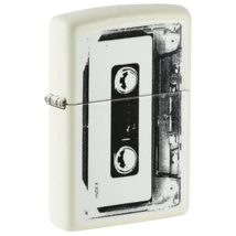 Zippo 46429, kétoldalas kazettás szalag dizájn öngyújtó, sötétben világít