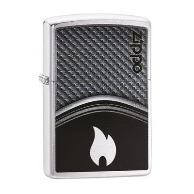 200 Zippo Metallic Curve With Flame  öngyújtó - Görbe Zippo lánggal