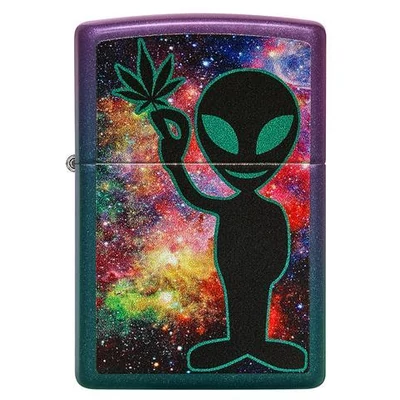 49441 Zippo Öngyújtó színes kivitelben -Alien embléma