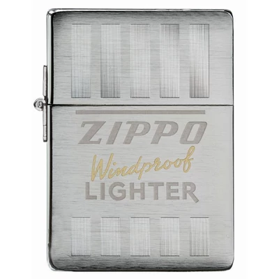 49403 Zippo öngyújtó Csiszolt króm színben -Zippo logó, limitált kiadás