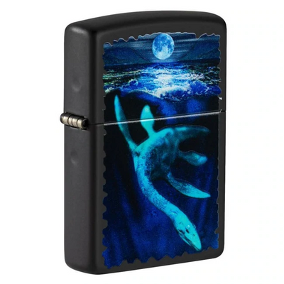 49697 Zippo öngyújtó Fekete színben, Loch Ness