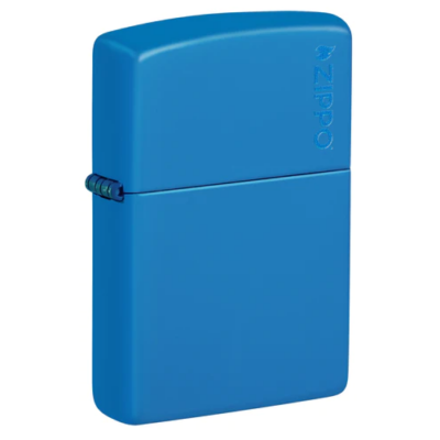 48628zl Zippo öngyújtó kék színben - Zippo logo
