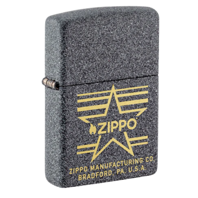 48711 Zippo öngyújtó kőhatású színben -Lézergravírozott Zippo logo
