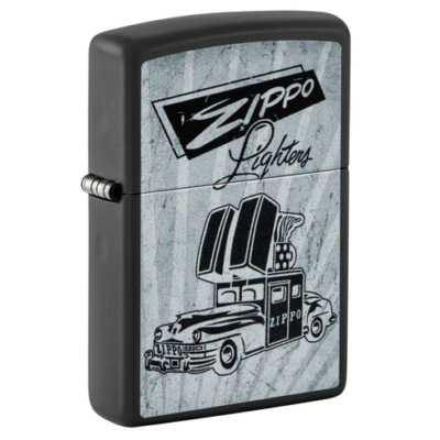 48572 Zippo öngyújtó fekete matt színben - Zippo Car