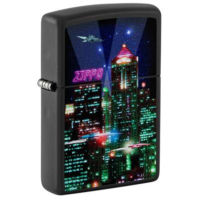 48506 Zippo öngyújtó színes -Cyber City Design