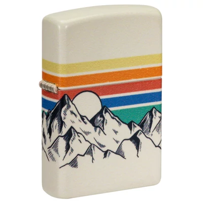 48573 Zippo öngyújtó 540 Color, hegyi táj naplementében