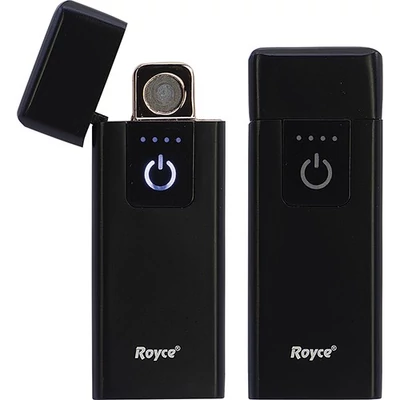 35570 ROYCE.Öngyújtó fém,USB- töltős