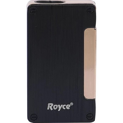35581 ROYCE.Öngyújtó fém,2x vihar láng,gáztöltős
