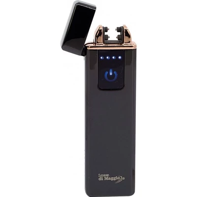 36505 LdM. Öngyújtó fém , USB töltővel , 2 x plazma ív