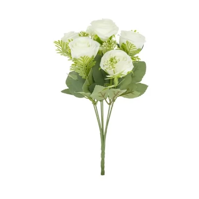 Selyemvirág Miniszegfű csokor 34 cm