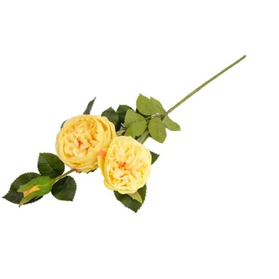 Selyemvirág angol Rózsa ág 62 cm
