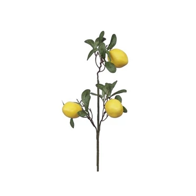 Selyemvirág ág citrommal 53 cm