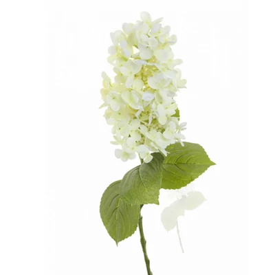 Selyemvirág szálas bugás hortenia 75CM krém