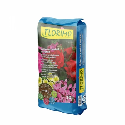 FLORIMO  Balkon és Muskátli virágföld 10 liter