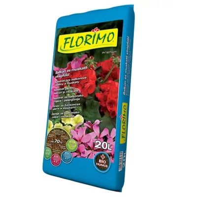FLORIMO  Balkon és Muskátli virágföld 20 liter
