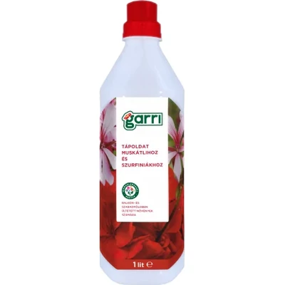 Garri tápoldat muskátlihoz és szurfinához 1 l