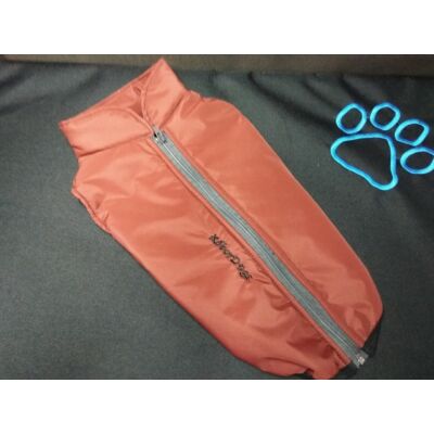 KD53 Vízlepergetős téli kabát M méret, BORDÓ-FEKETE színben