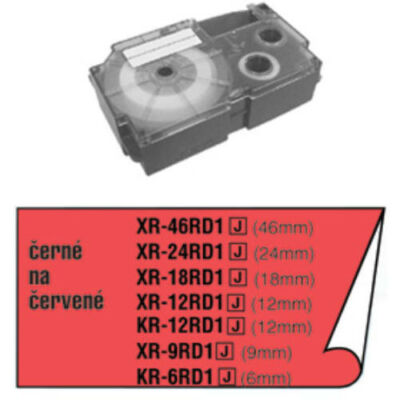 XR 12 RD1 Casio Címkéző szalag