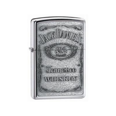 250JD427 Zippo öngyújtó, ezüst színben, Jack Daniels
