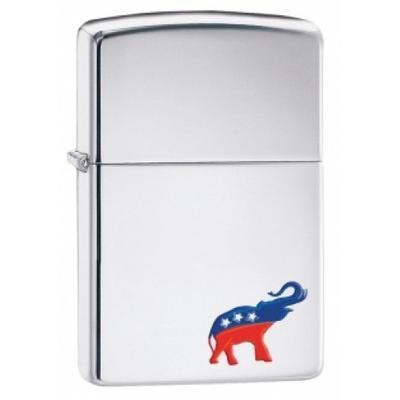 29072 Zippo öngyújtó, polírozott króm színben - Elefánt