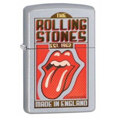 29127 Zippo öngyújtó, szatényfényű króm színben - Rolling Stones