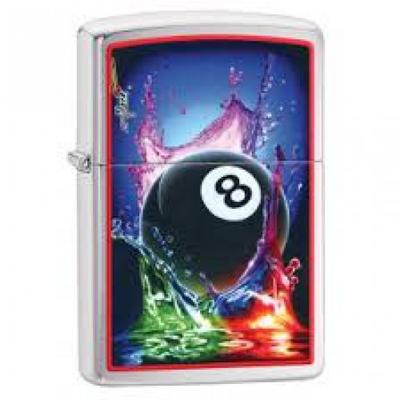 29295 Zippo öngyújtó, Mazzi 8 Eight Ball - 8-as billiárd golyó