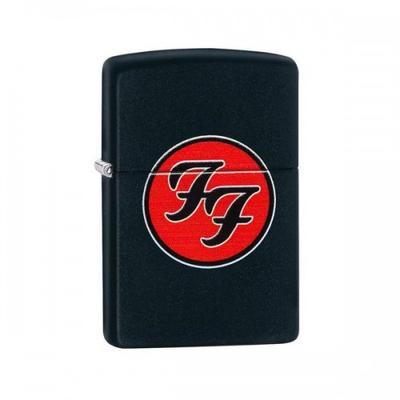 29477 Zippo öngyújtó, csiszolt króm black- Foo Fighters