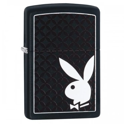 29578 Zippo öngyújtó, matt fekete színben - Playboy