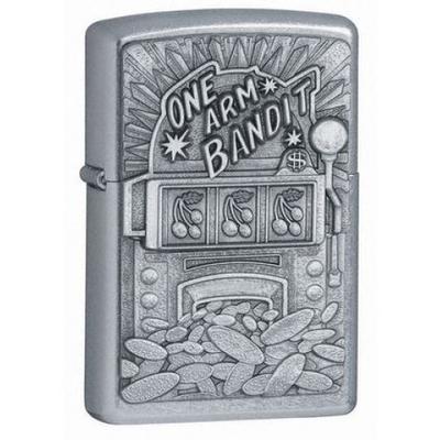 21030 Zippo öngyújtó, ezüst színben - Félkarú rabló