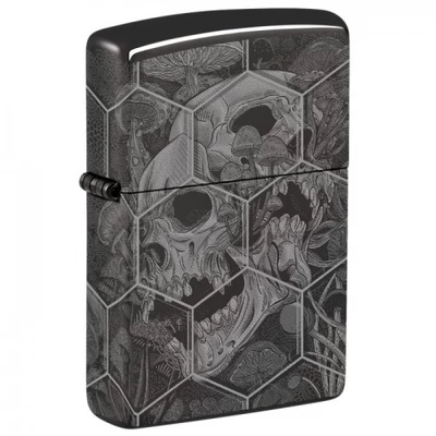 ZIPPO Skull Canabis Design SKU: 46425