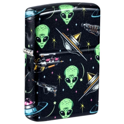 Zippo 46561, Alien földönkívüli design, 540 matt színes öngyújtó