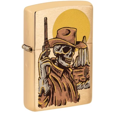 Zippo Wild West Skeleton Design 48519