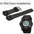 G-7900 GW-7900 Casio fekete műanyag szíj