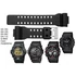 GA-100 GD-100 GA-300 GA-110 G-8900 Casio fekete műanyag szíj