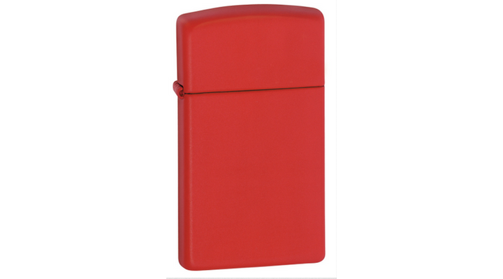1633 Zippo Slim-vékony öngyújtó, piros színben